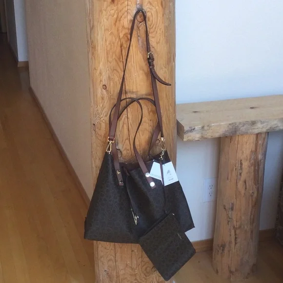 monogram calvin klein phone crossbody